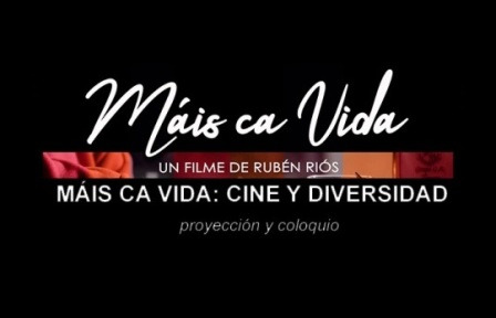 Cartel del coloquio ‘Máis ca vida: Cine y diversidad’