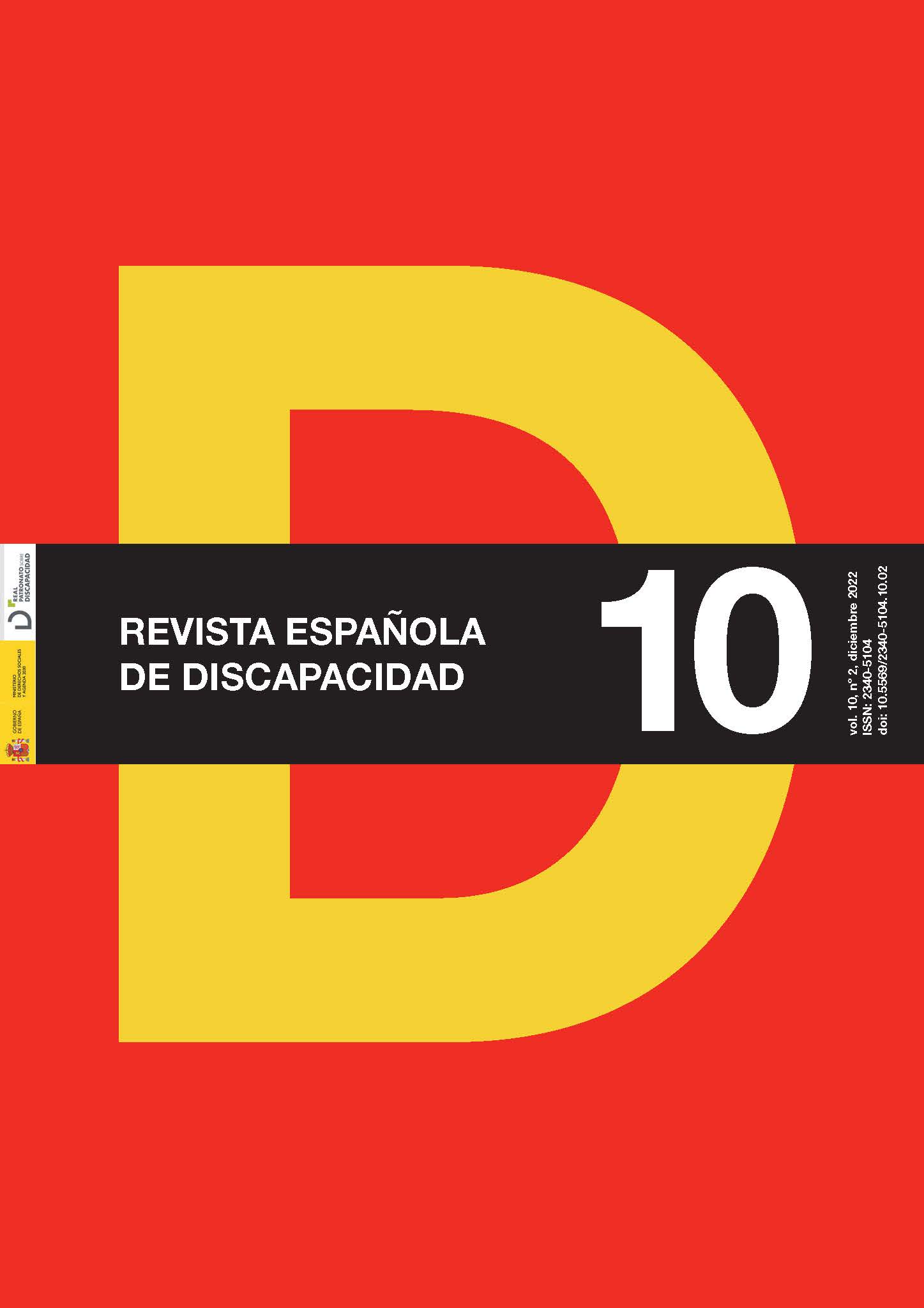 Revista Española de Discapacidad (REDIS) Vol. 10 Núm. 1 Revista Española de Discapacidad (REDIS) Vol. 10 Núm. 1