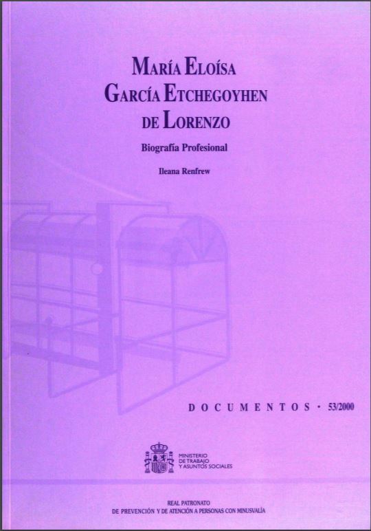 MARIA ELOISA GARCIA ETCHEGOYHEN DE LORENZO. BIOGRAFIA PROFESIONAL
