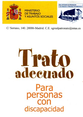 TRATO ADECUADO PARA PERSONAS CON DISCAPACIDAD. TRATO ADECUADO PARA PERSONAS CON DISCAPACIDAD.