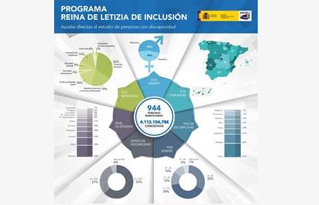 Infografía de los resultados de la II edición del Programa Reina Letizia