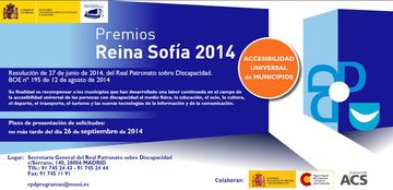  Foto Convocatoria de los Premios Reina Sofía 2014 de accesibilidad universal de municipios.