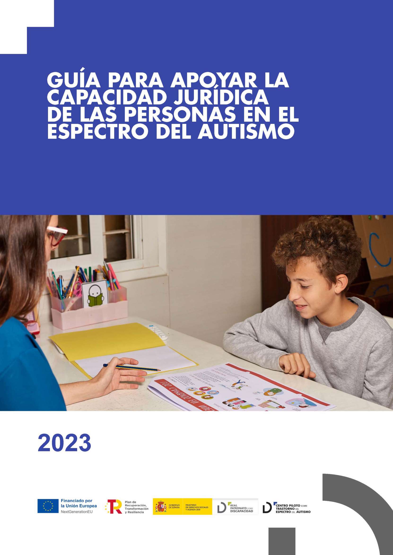 Imagen noticia Portada de la Guía para apoyar la capacidad jurídica de las personas en el espectro del autismo
