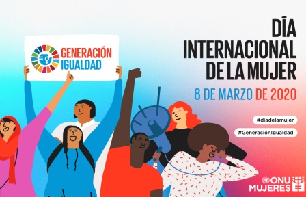 Ilustración de ONU Mujeres con motivo del Día Internacional de la Mujer 2020