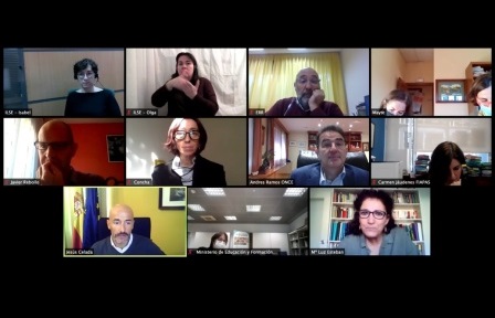 Foto de la reunión del Consejo Rector del CNLSE