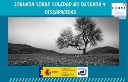 Cartel de la Jornada sobre soledad no deseada y discapacidad