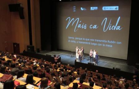 Foto del coloquio ‘Máis ca vida: Cine y diversidad’